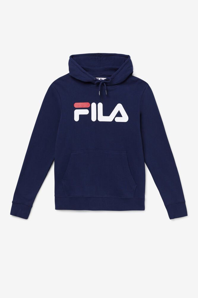 Fila Lucy Navy Hoodie Womens - NZ 71430-SMUI